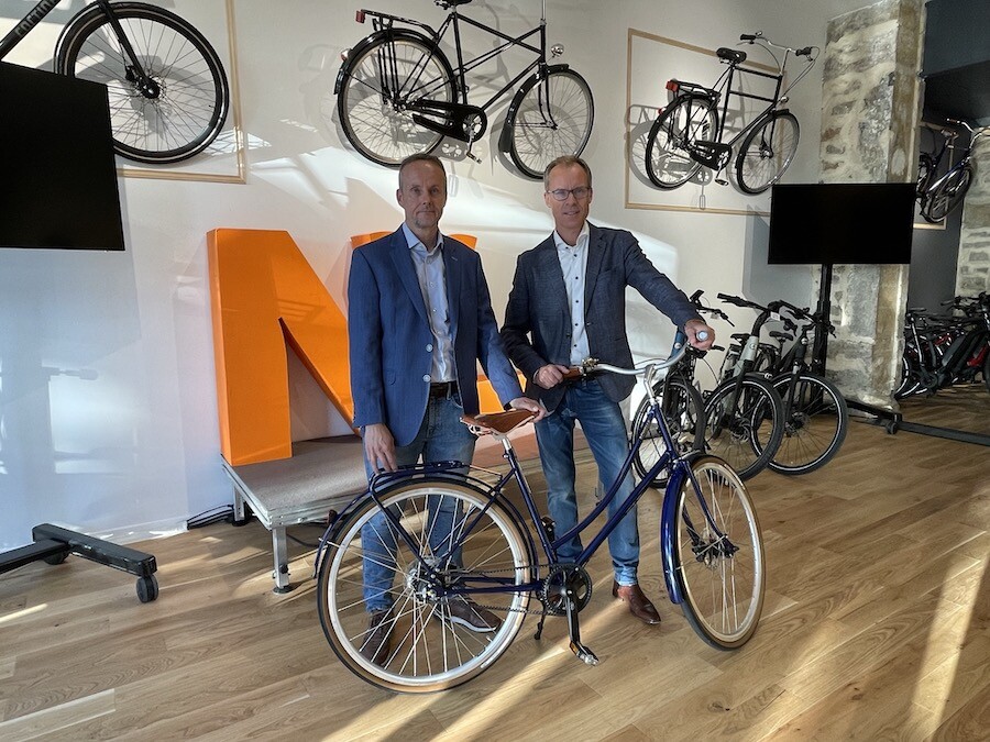 Rob Lemmerlijn en Bart Vos, oprichters van Holland Bikes